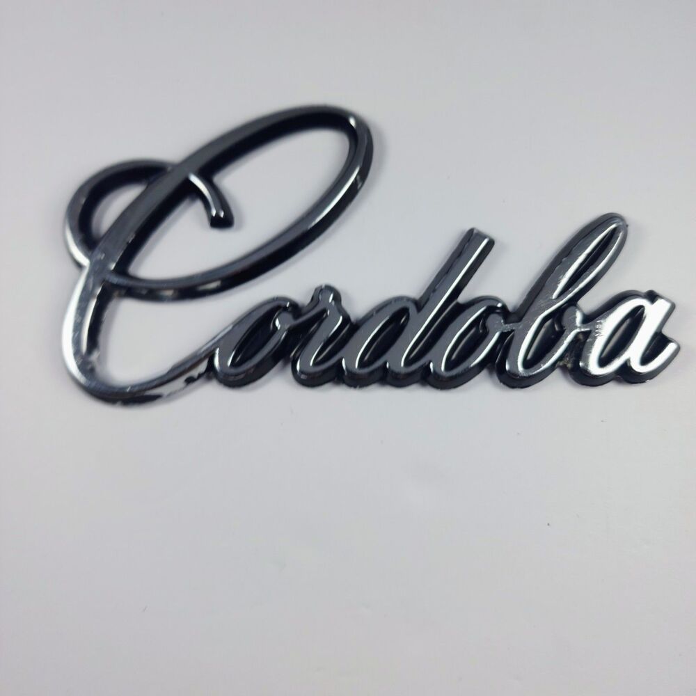 Cordoba  Chrysler Emblem Vtg 1975 - 79